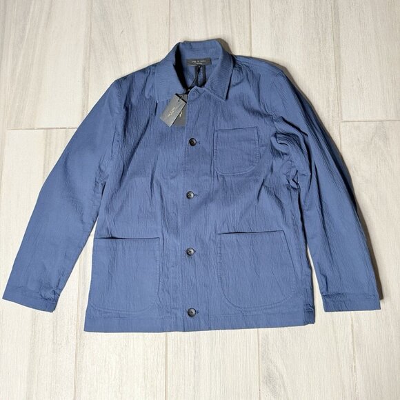Rag & Bone Men's  Navy Chore Jacket - Large NEW - Picture 4 of 7